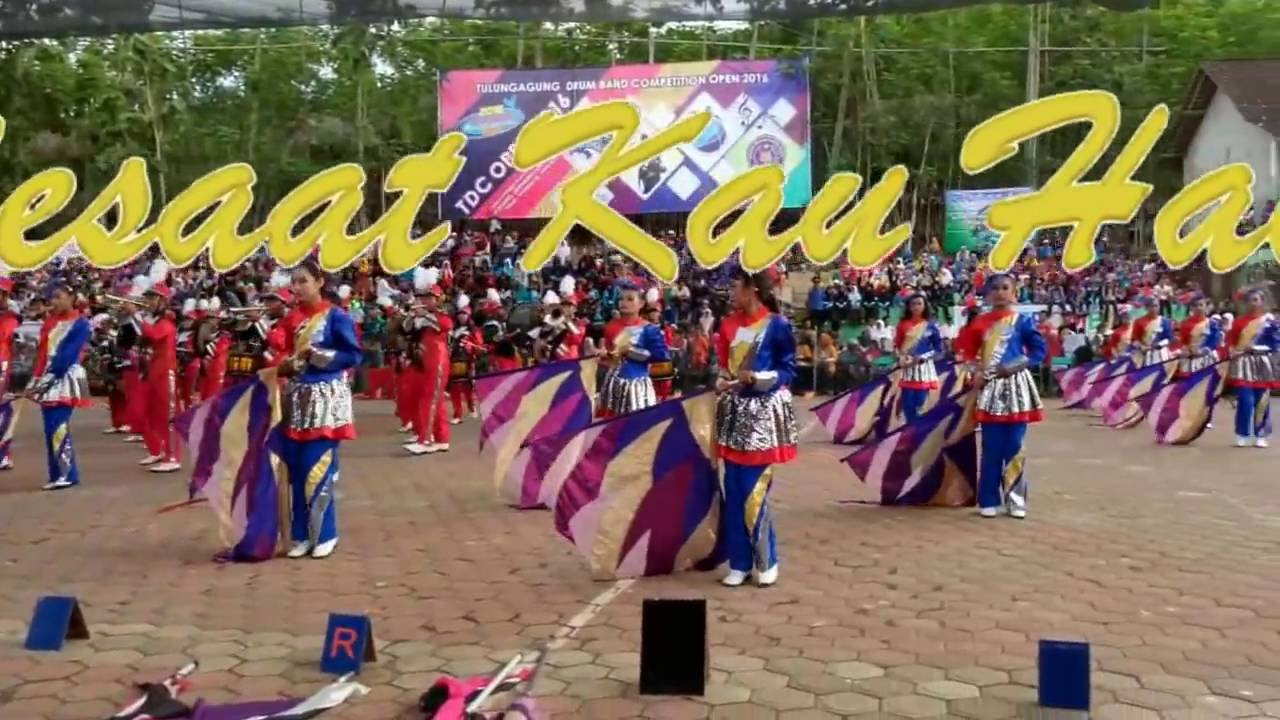 Drum Band SMPN 1 Kampak Trenggalek di TDC Open 2016  Sesaat Kau Hadir