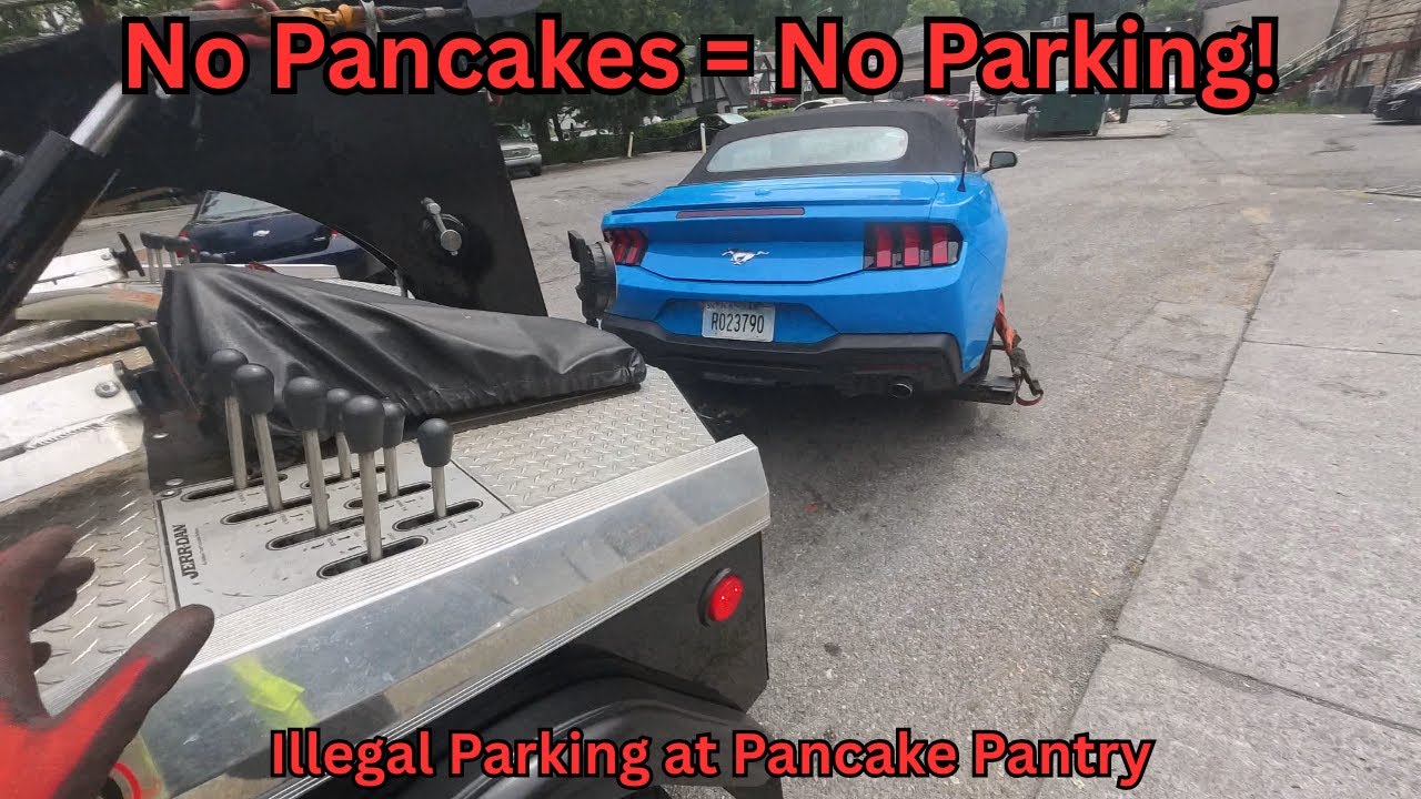 No Pancakes = No Parking! : Illegal Parking at Pancake Pantry!