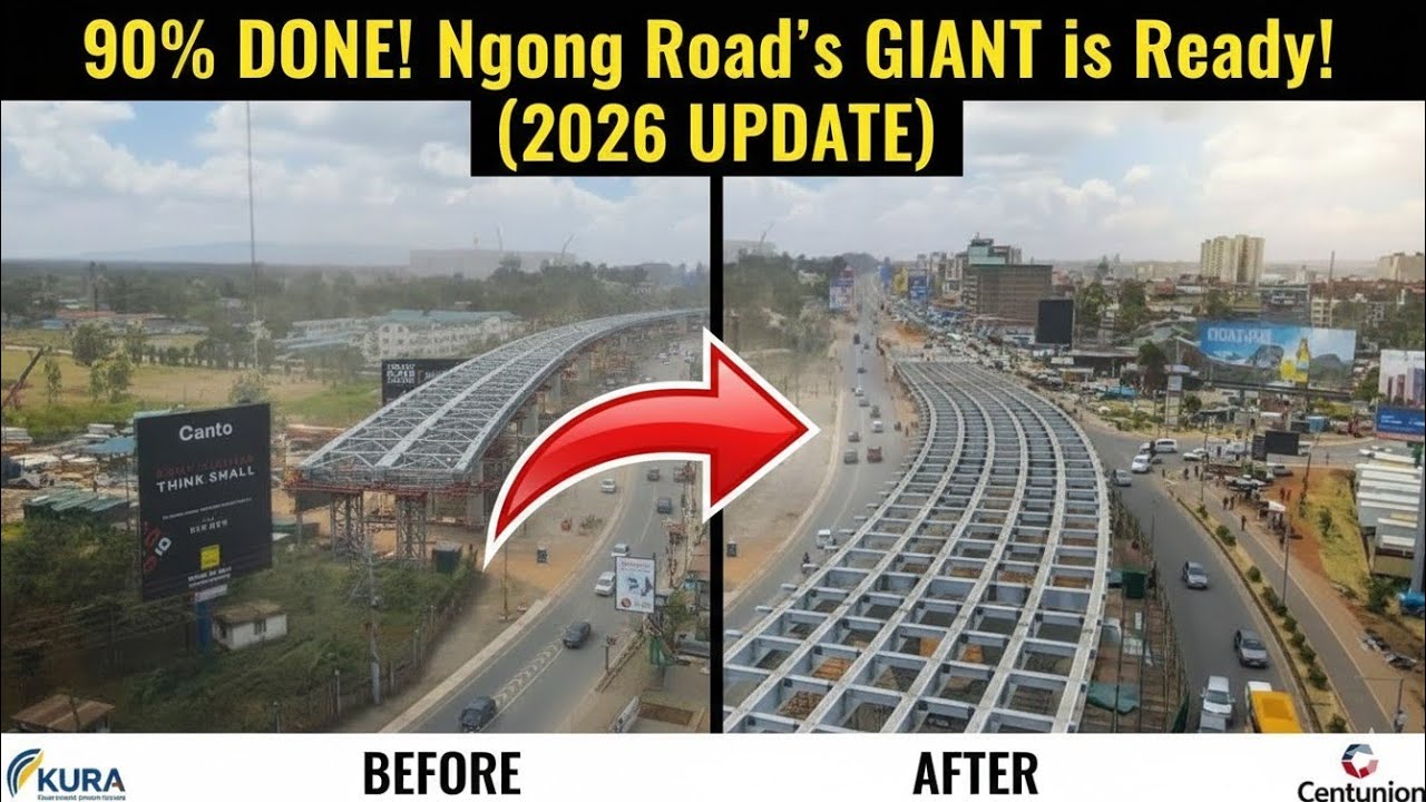 Торговый центр Giant на улице Нгонг-роуд готов! 🏗️ Строительство виадука торгового центра Junctio...