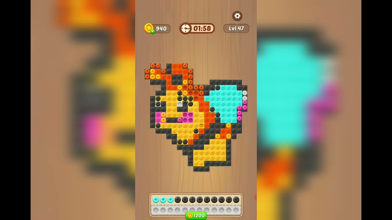 Twisty sort screw puzzle level 47 solution and walkthrough 
