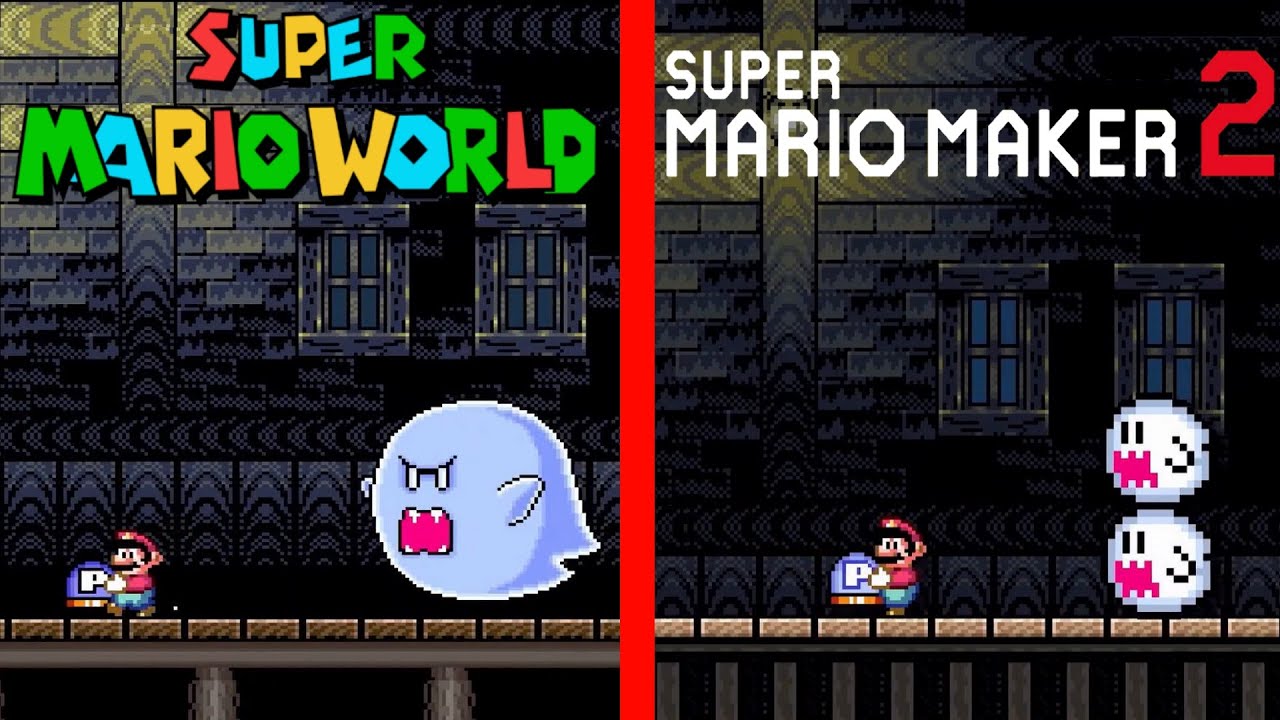 Recreating Super Mario World's Donut Secret Ghost House in Super Mario Maker 2 (SMW Style)