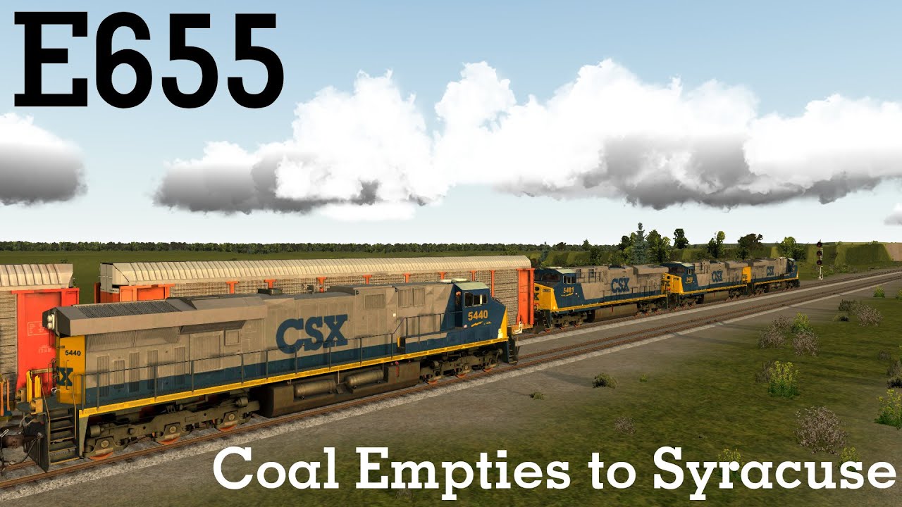 Run 8: CSX E655 - Lehigh Cement Coal Empties