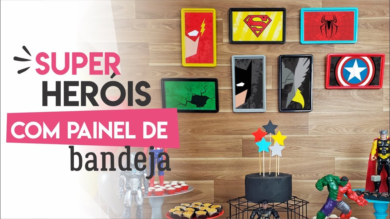 FESTA MENINO - COMO FAZER UM PAINEL DE BANDEJAS