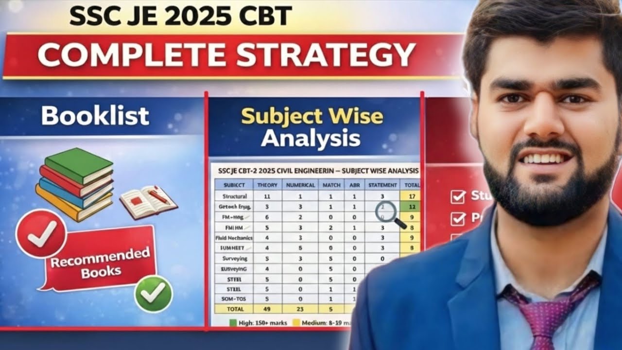 SSC JE CBT 2 COMPLETE DETAILED STRATEGY 💥💥 || HOW TO CRACK SSC JE 2025 IN FIRST ATTEMPT ✅️