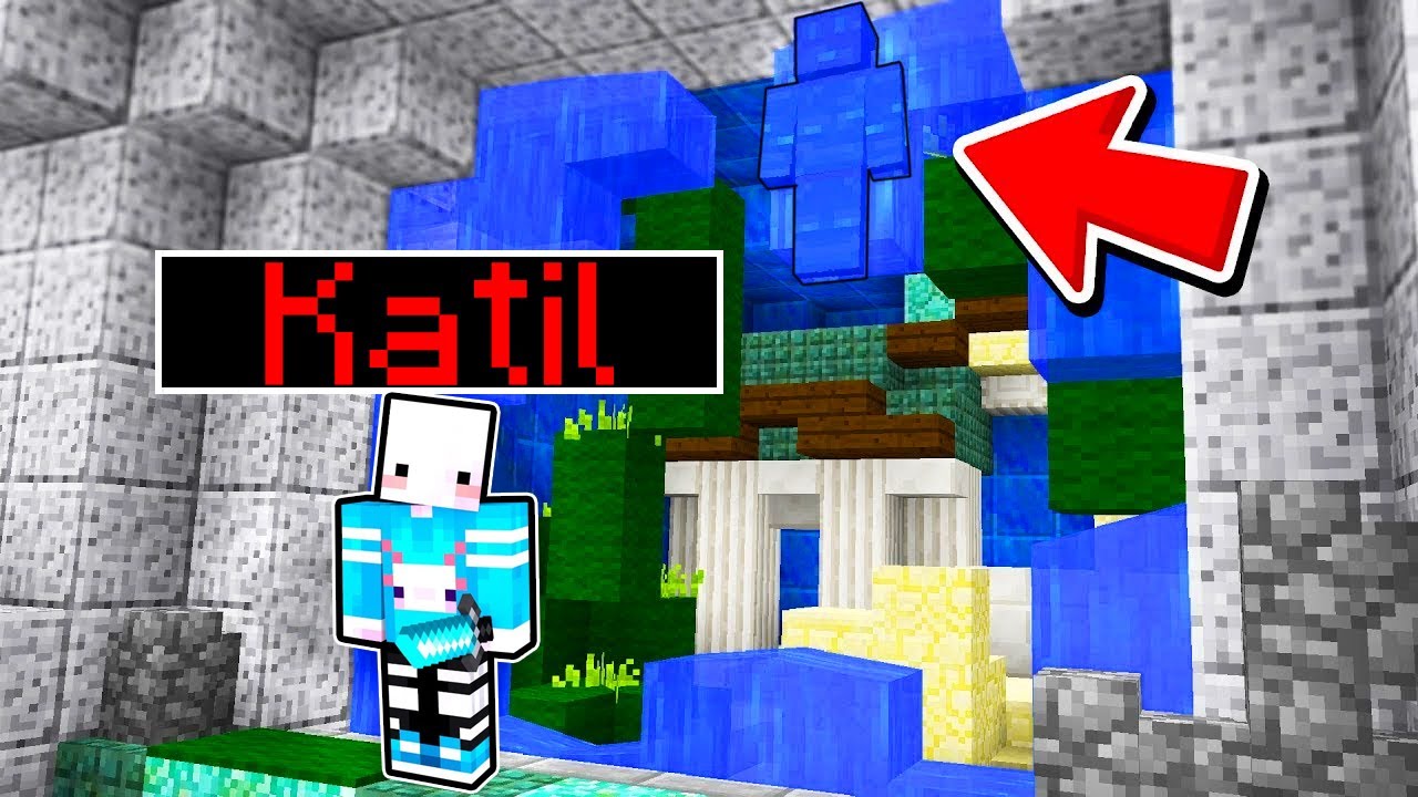 BLOK SKİNLERİ İLE KATİLLERİ TROLLEDİM! - Minecraft