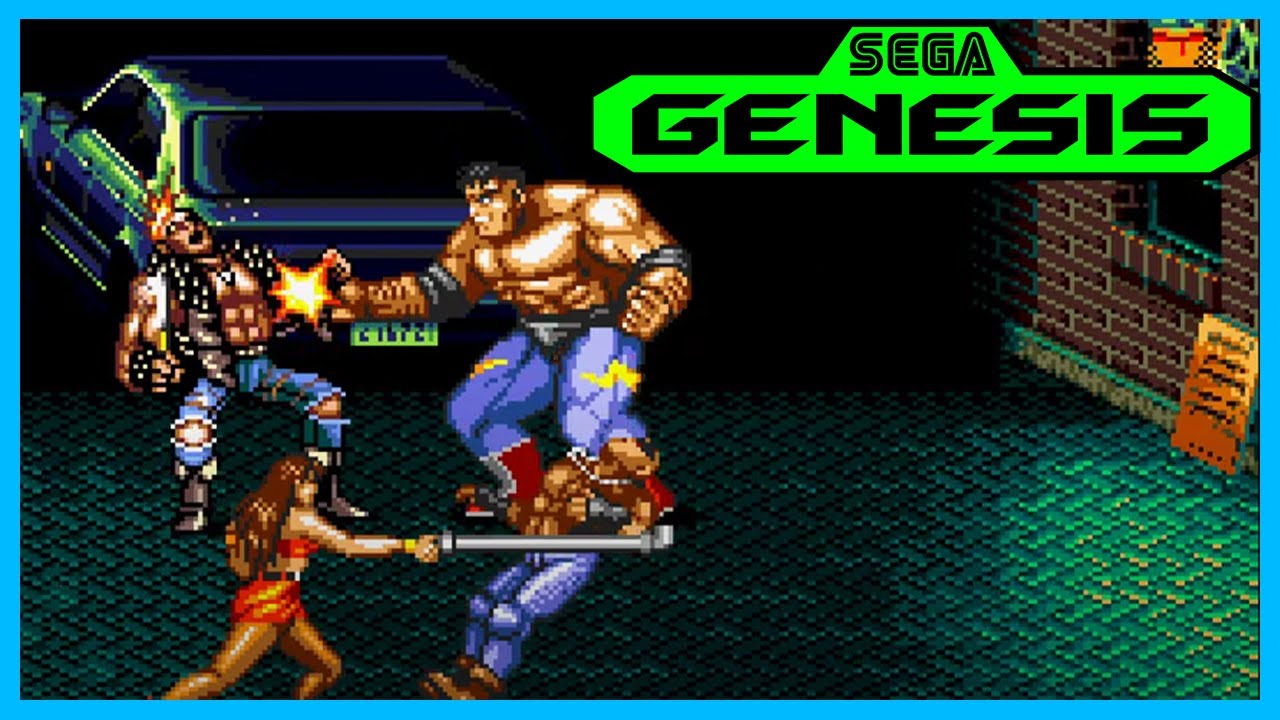Sega Genesis Gameplay - Streets Of Rage 2 [2 Players] [4K,60FPS]