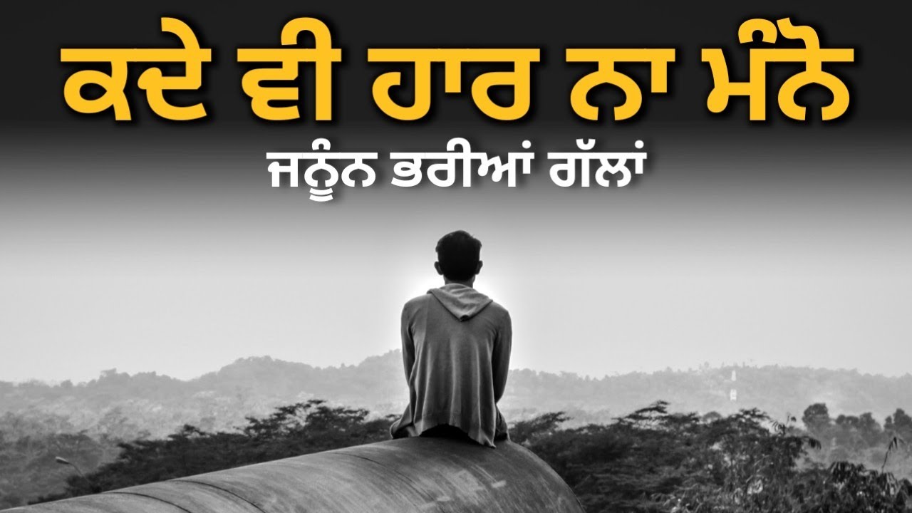 ਕਦੇ ਵੀ ਹਾਰ ਨਾ ਮੰਨੋ | Punjabi Motivational Video | Soch | Punjabi Motivational Speech | Life Lessons