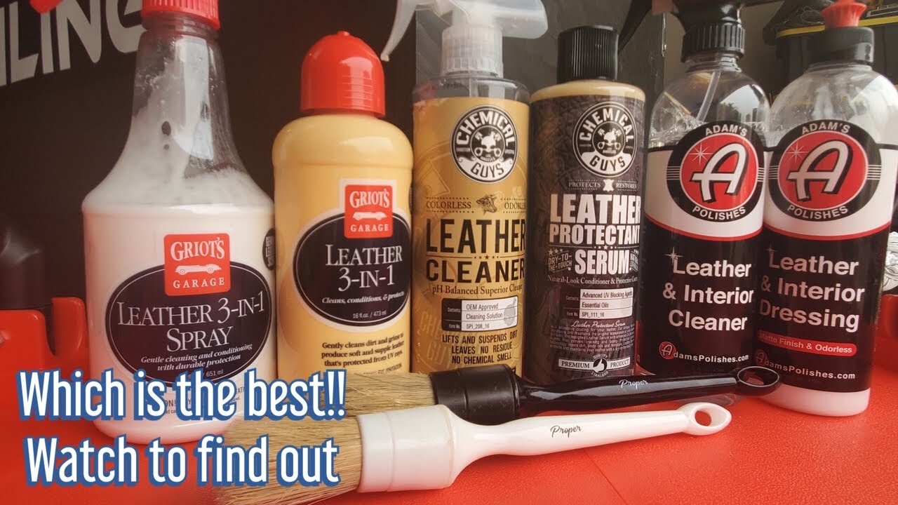 3 leather cleaners you can use to detail your vehicle | Which will take the top spot!!