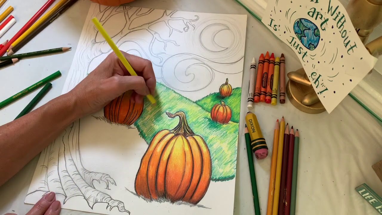 Pumpkins in Perspective Part 3: Shading