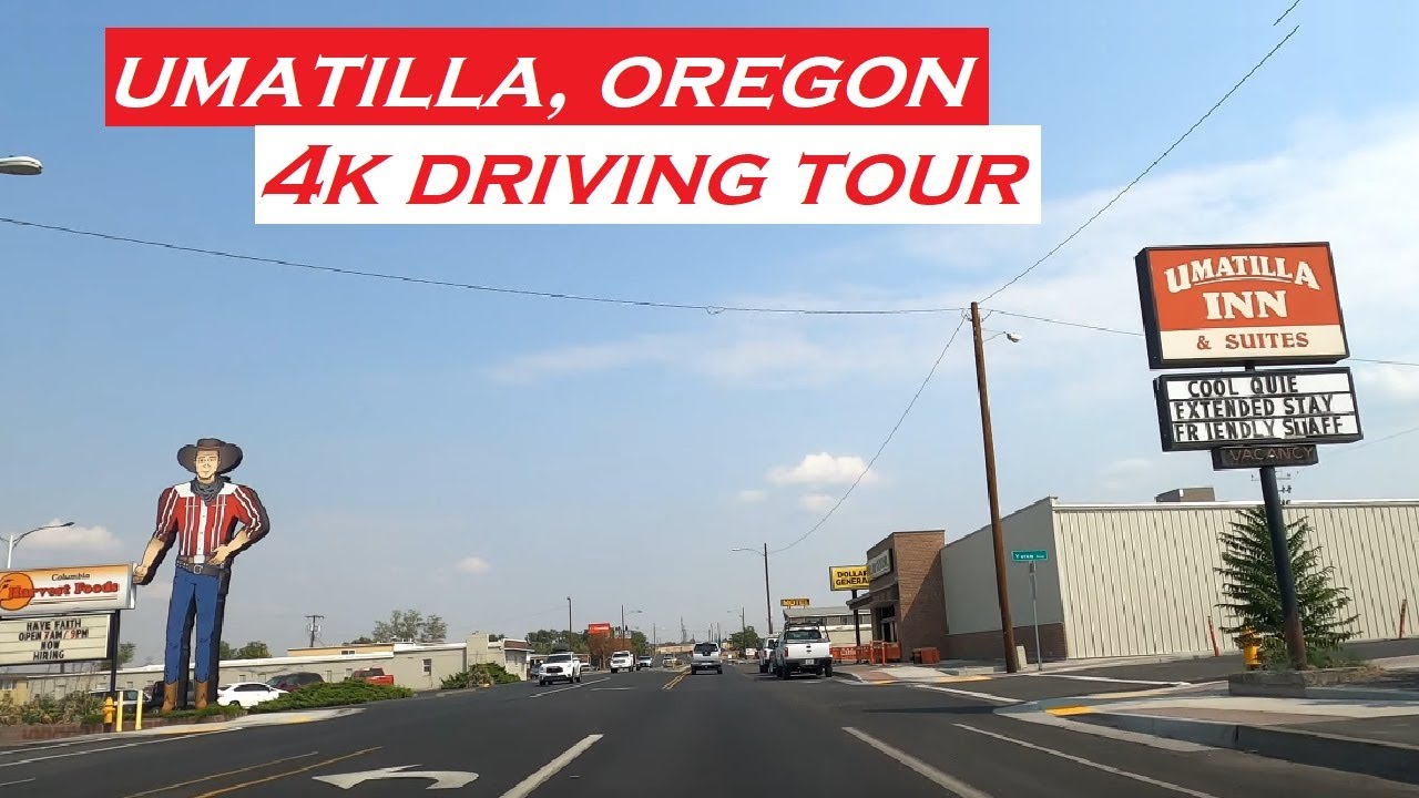 Umatilla, Washington | 4k Driving Tour | Dashcam