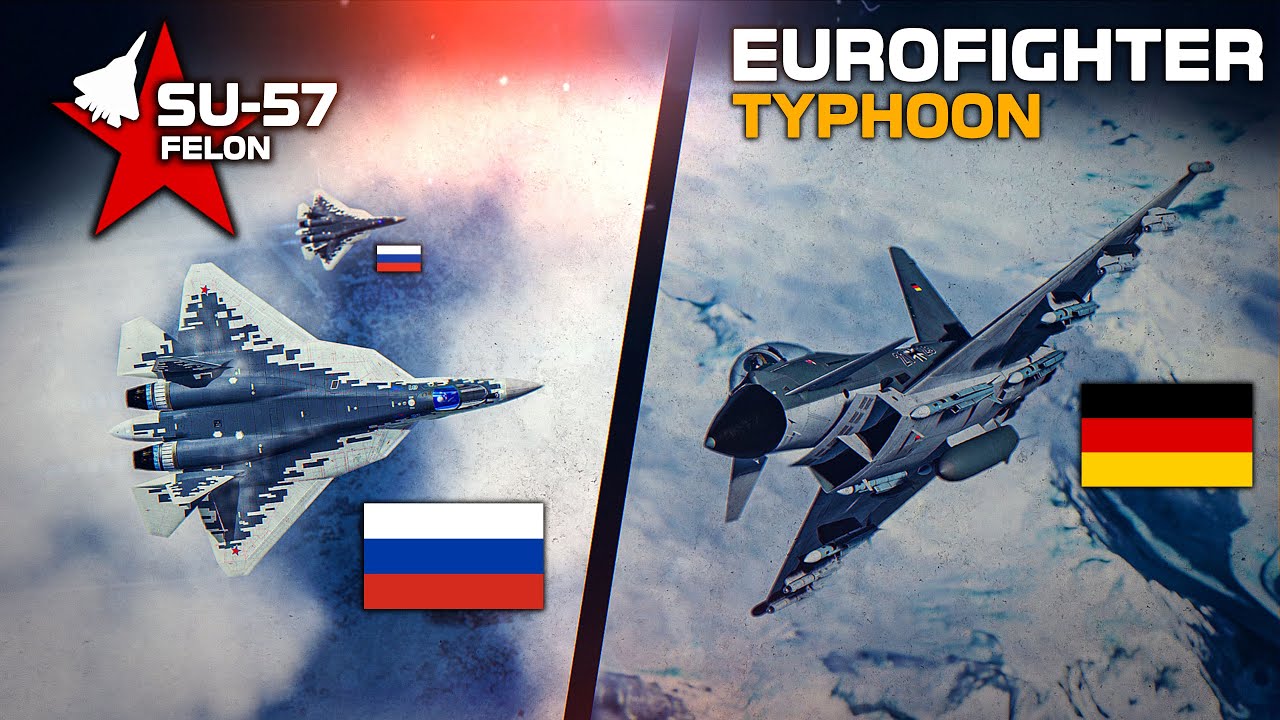 EF-2000 Eurofighter Typhoon против Su-57 Felon | Перехват Ту-22М | Цифровой боевой симулятор | DCS |