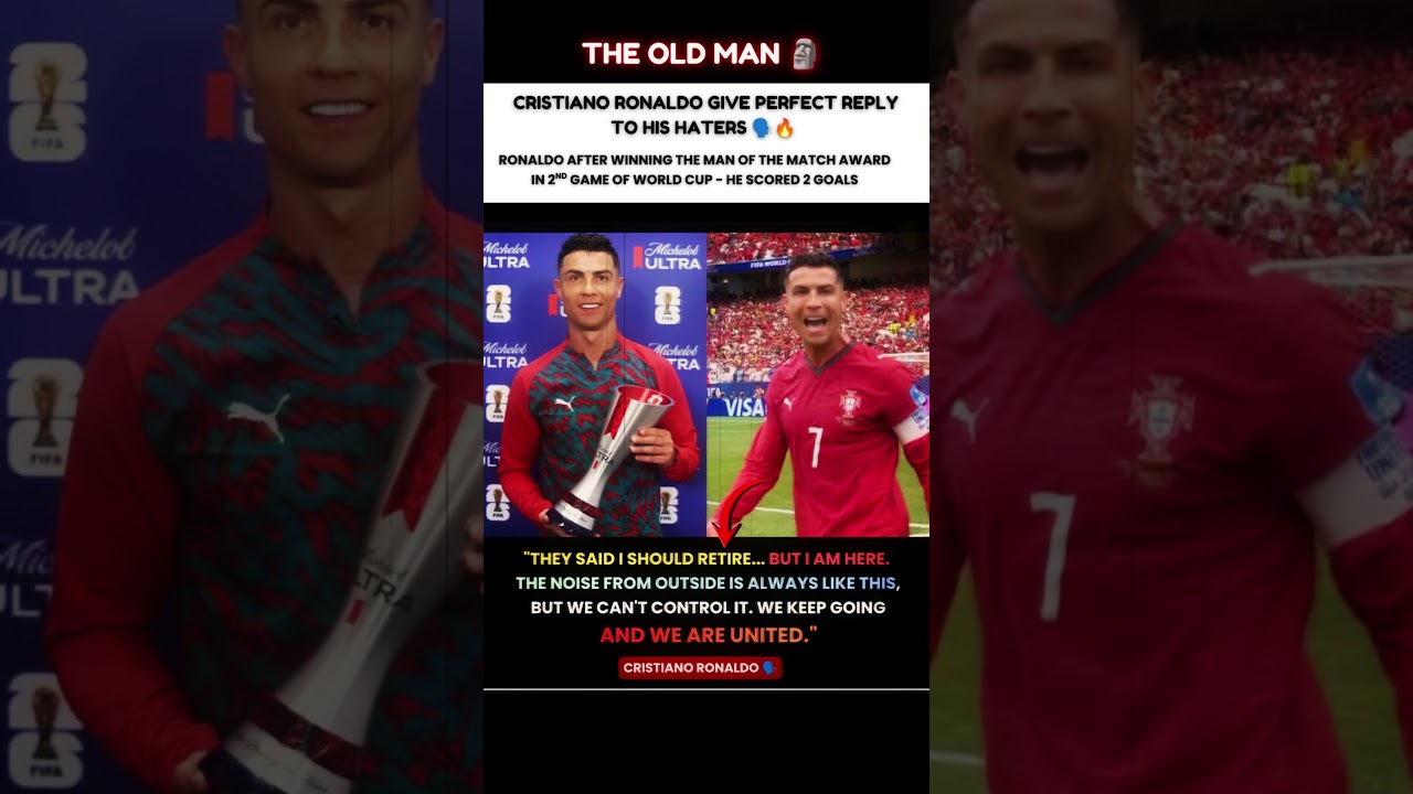 Cristiano Ronaldo Responds To Retirement Talks After MOTM Performance 🗣🔥