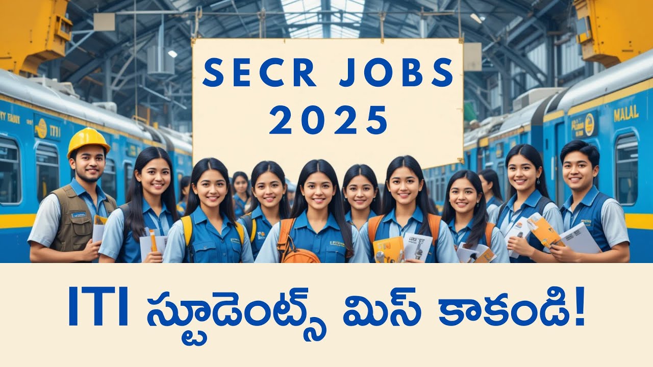 🚆 SECR Railway Apprentice Jobs 2025 | 1007 Vacancies | ITI Students Apply Now! | Full Details Inside