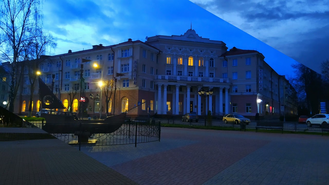 На исходе дня. Полоцк 2021, апрель.