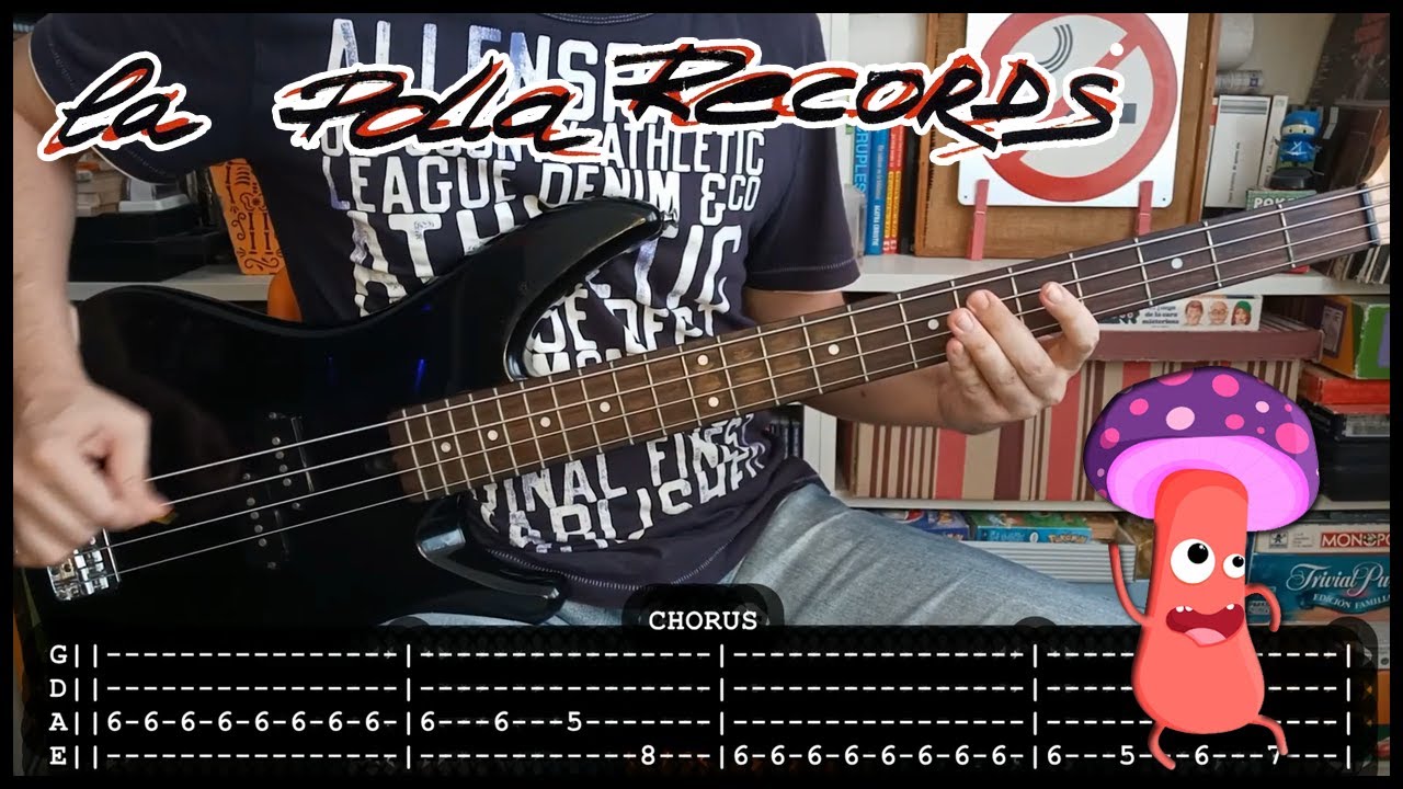 LA POLLA RECORDS - T&uacute; alucinas (BASS TABS) [lyrics + pdf]