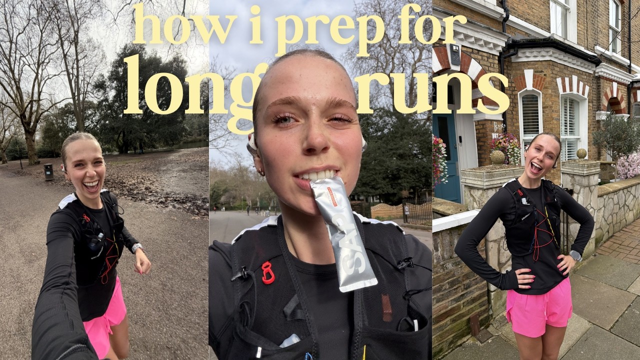 how i prep for my long runs training for London Marathon | 28km edition