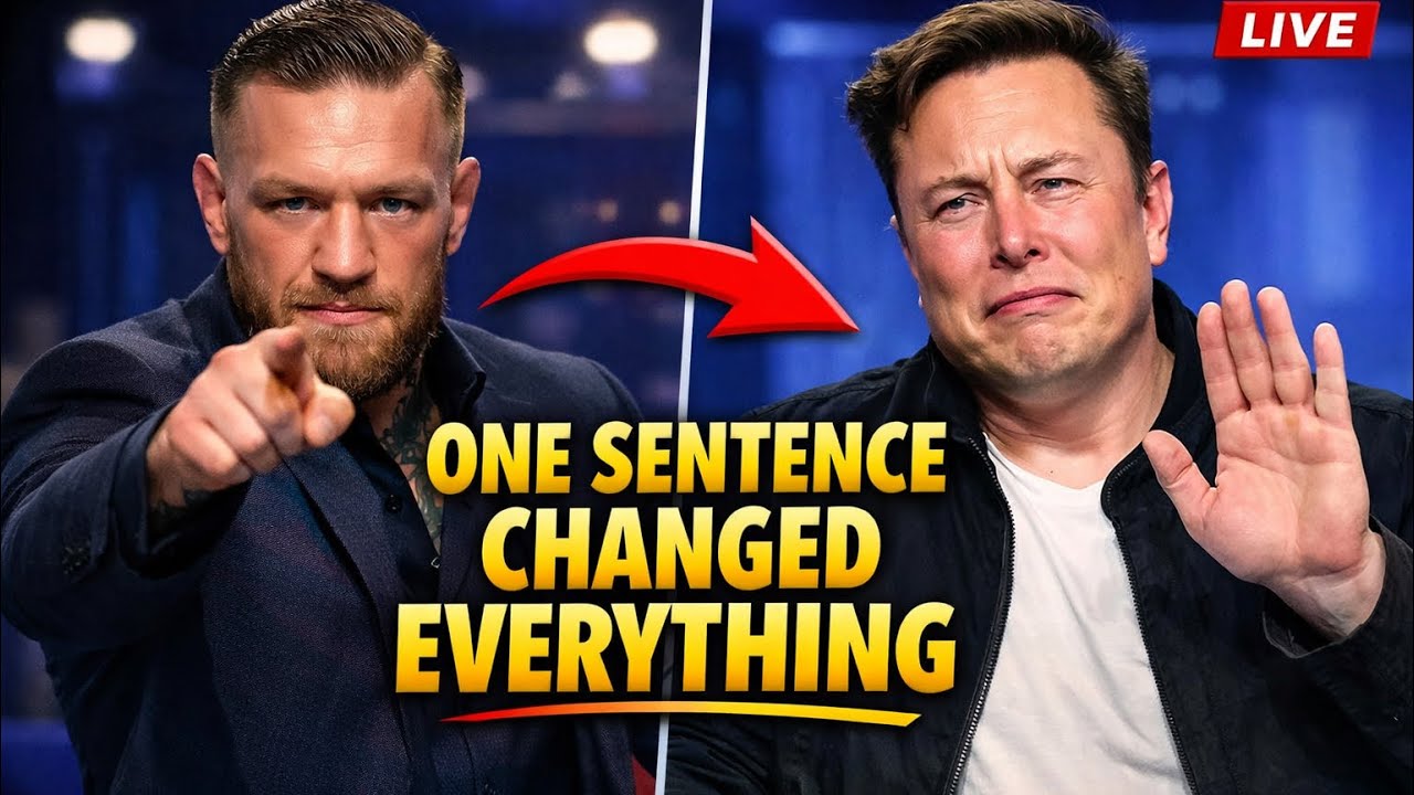Conor McGregor Silences Elon Musk With One Sentence-The Entire Room Froze