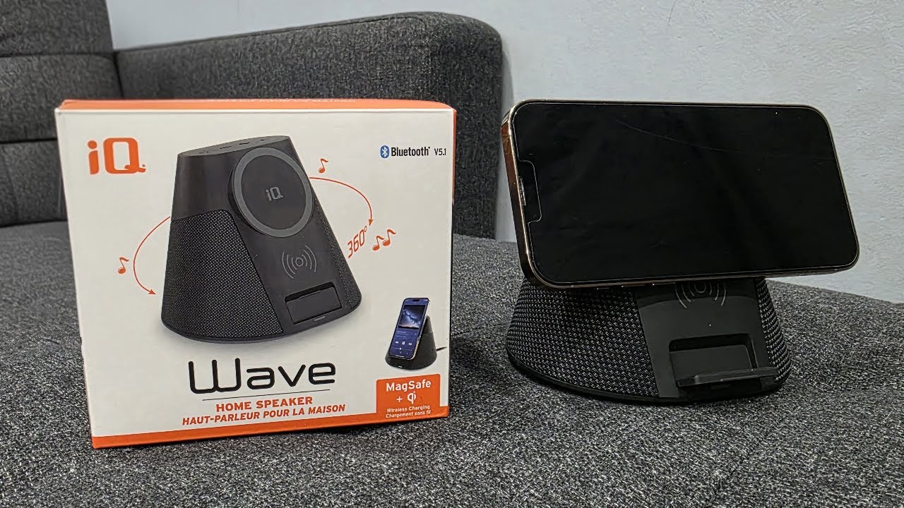 Распаковка и тестирование домашней Bluetooth-колонки и беспроводного зарядного устройства iQ Wave.