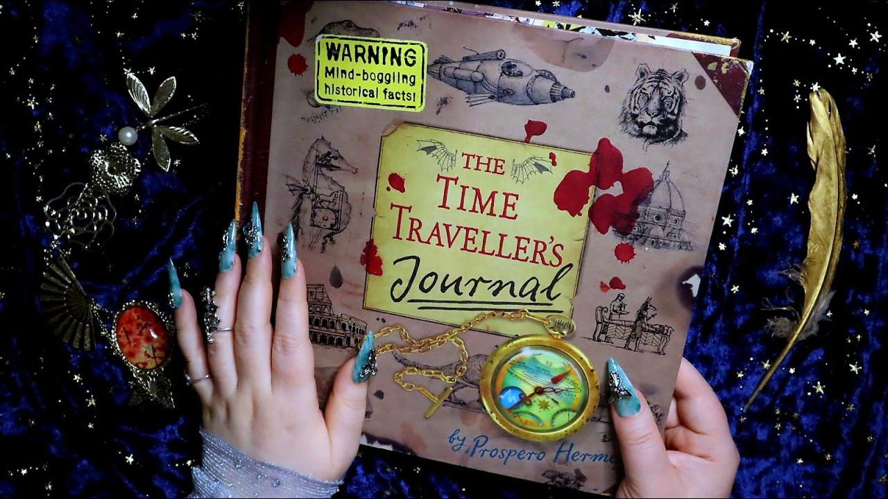 ASMR Researching a Mysterious Book 📔 Page Turning & Whispering