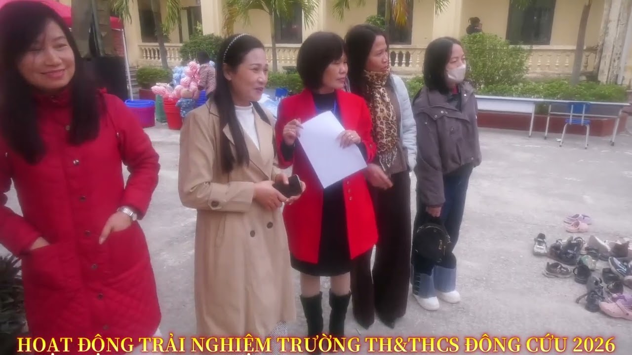 Hoạt động trải nghiệm trường TH&THCS Đông Cứu 2026 Khối Tiểu học