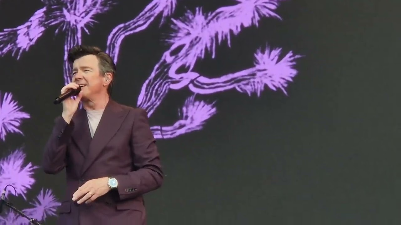 Rick Astley at Lytham Festival 2024
