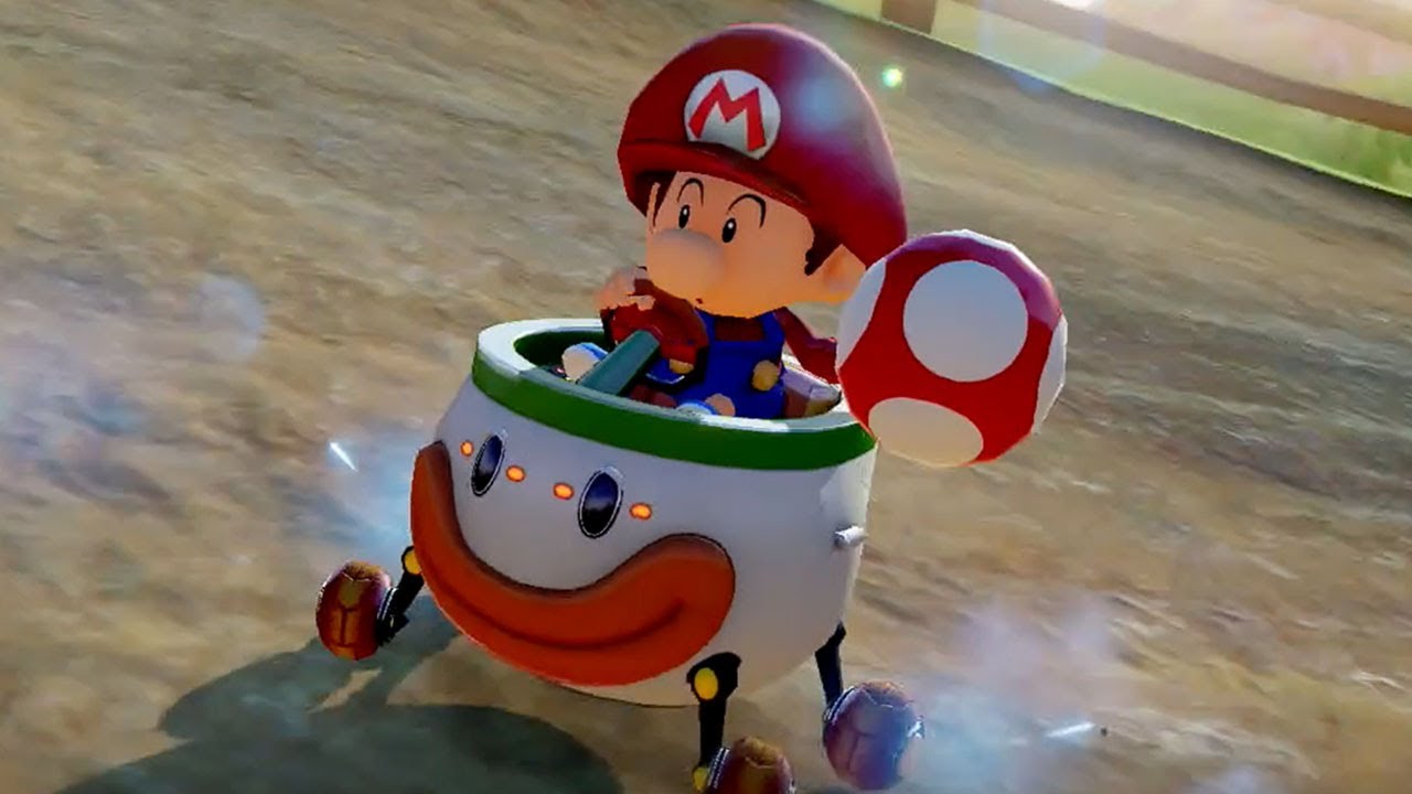 Mario Kart 8 Deluxe - Shell Cup 150cc - Baby Mario Gameplay