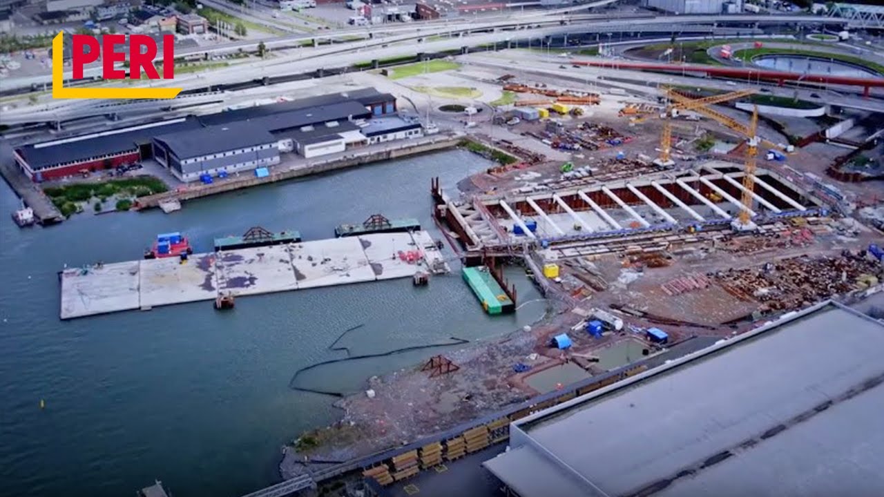 FORMWORK | Construction of the Marieholm Tunnel in Gothenburg with PERI (EN)