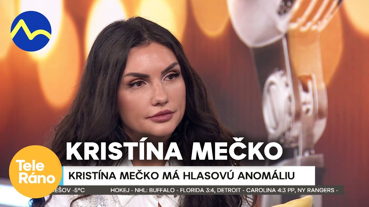 Rockerka Krist&iacute;na Mečko m&aacute; anom&aacute;liu v hlase | Teler&aacute;no