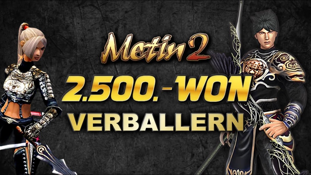 2.500💸WON verballern | NEUES NINJA EQ | WAMS+15 ✦ Metin2 Azrael