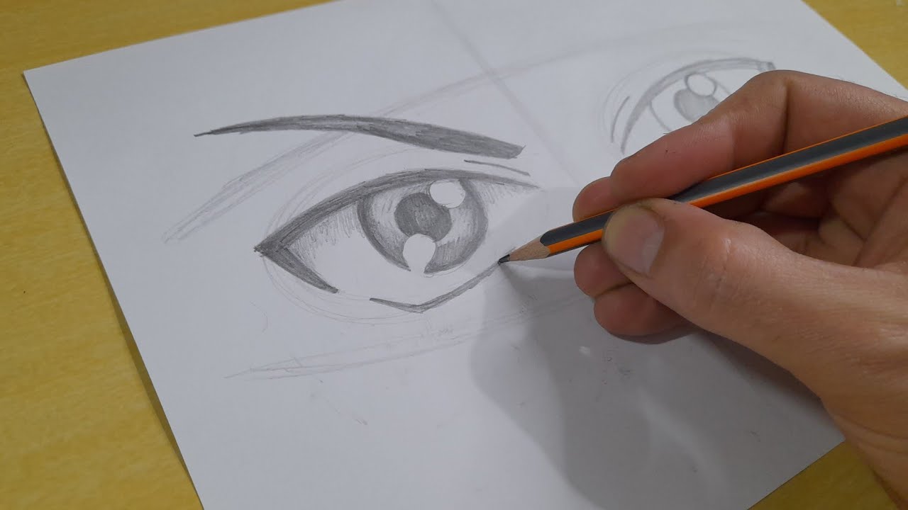 COMO DESENHAR OLHOS DE ANIME | FACIL DE FAZER