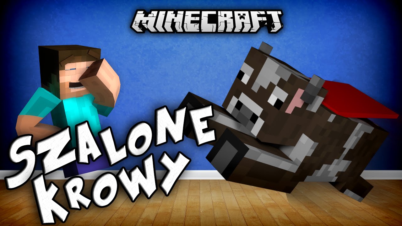 SZALONE KROWY W MINECRAFT?! - Crazy Cows Mod!