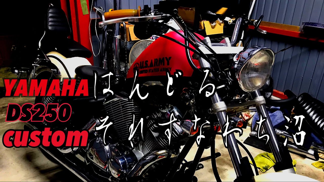DS250 custom 計画 ハンドル沼編