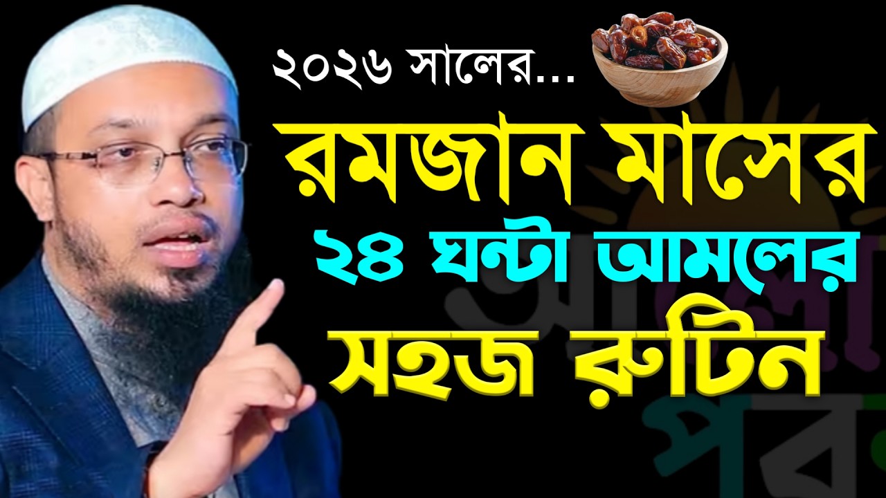রমজান মাসর ২৪ ঘন্টা আমলের সহজ রুটিন | শায়েখ আহমাদুল্লাহ #waz #ahmadulla