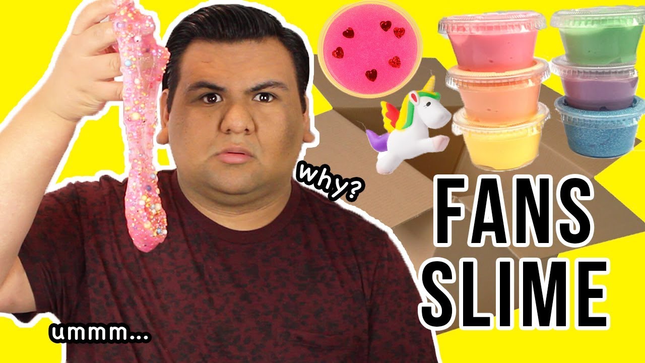 100% HONEST! REVIEWING MY FANS SLIME!!! 💦