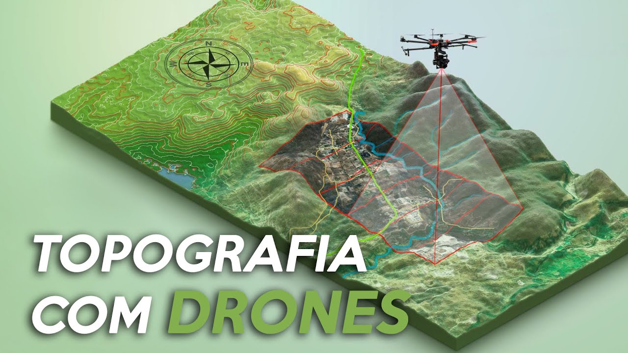 TOPOGRAFIA com DRONES! Conheça o FUTURO da TOPOGRAFIA moderna