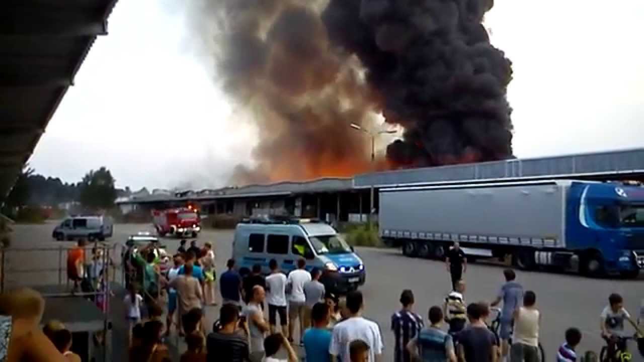 Pożar hali Papierniczej Zawiercie