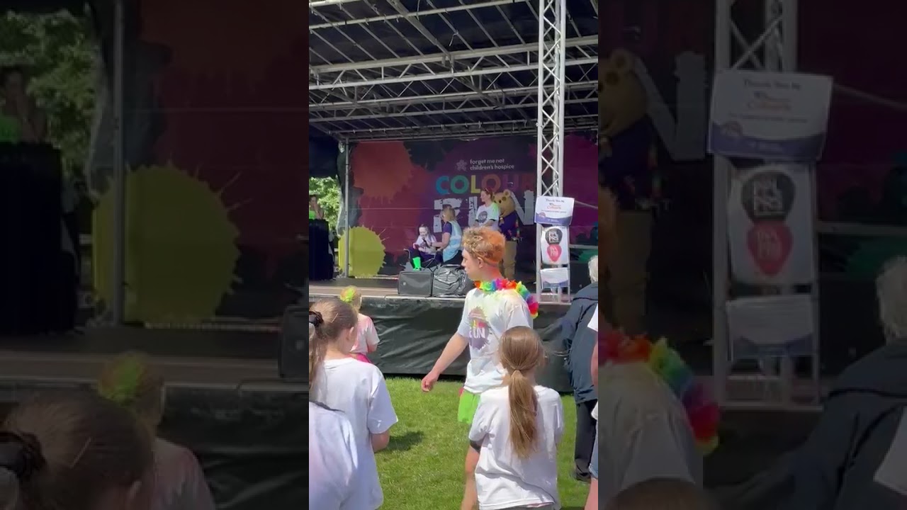 Hollie's speech at the Colour Run