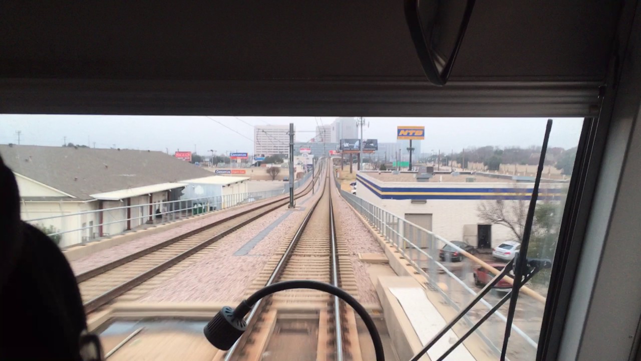 Riding Dallas Light Rail From LBJ Central Station to Pearl/Arts Station