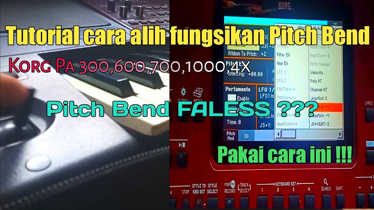 Cara mengatasi pitchbend fales korg pa 700