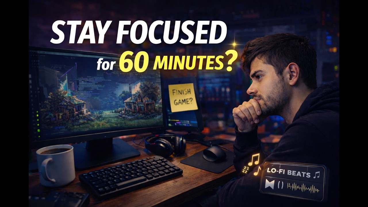 🎵 Calm Lo-Fi Coding Session | How I Stay Focused as a Solo Game Dev 🎮