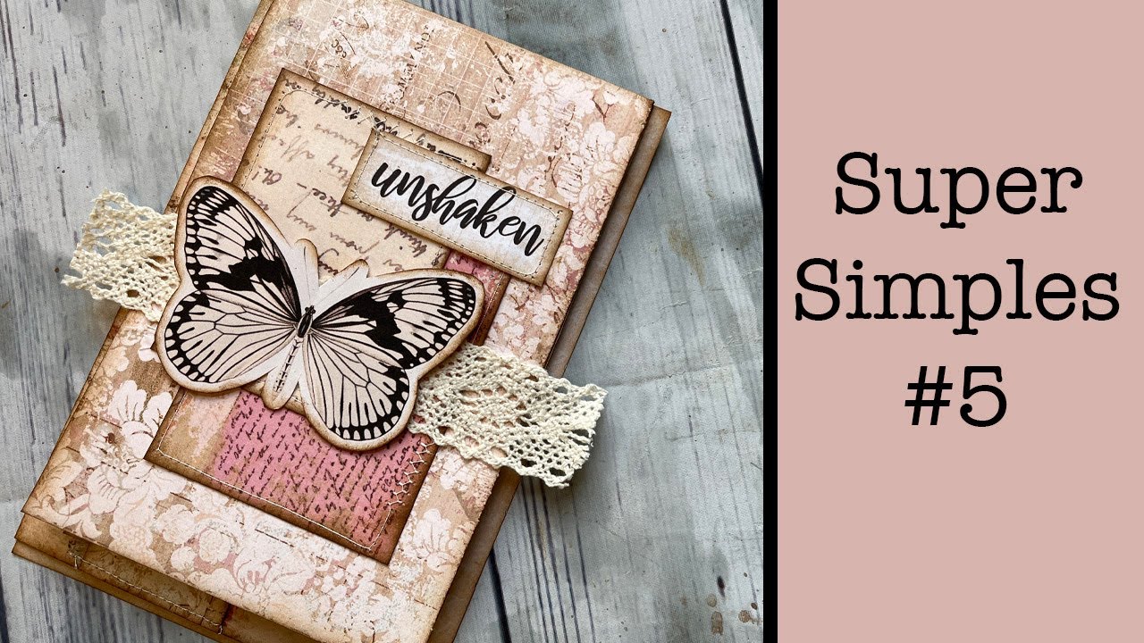 Super Simples #6: Create an Entire Junk Journaling Page With Double Flip Out and Belly Band Pockets