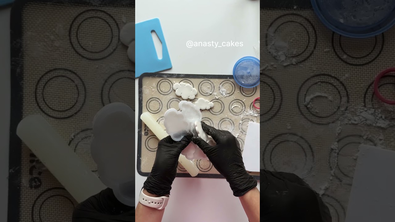 Урок Облака из мастики ☁️🩵