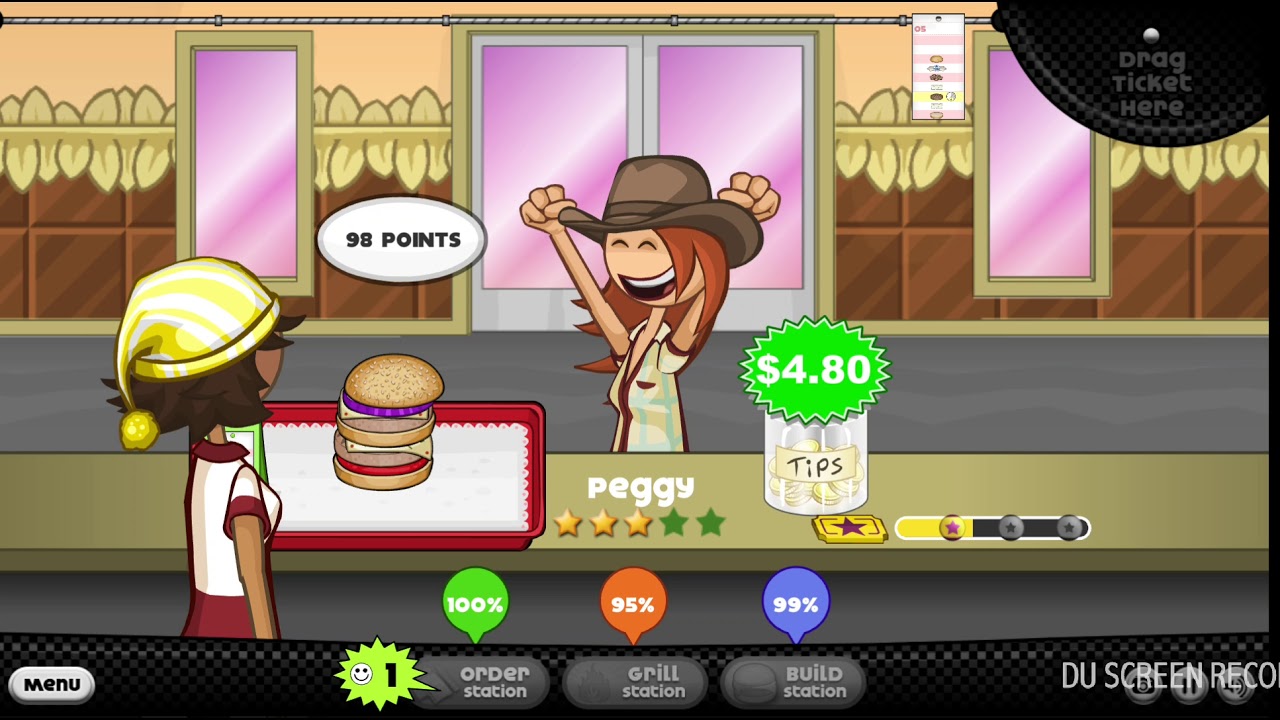Papa's Burgeria HD - All Ingredients unlocked (Rank 14)