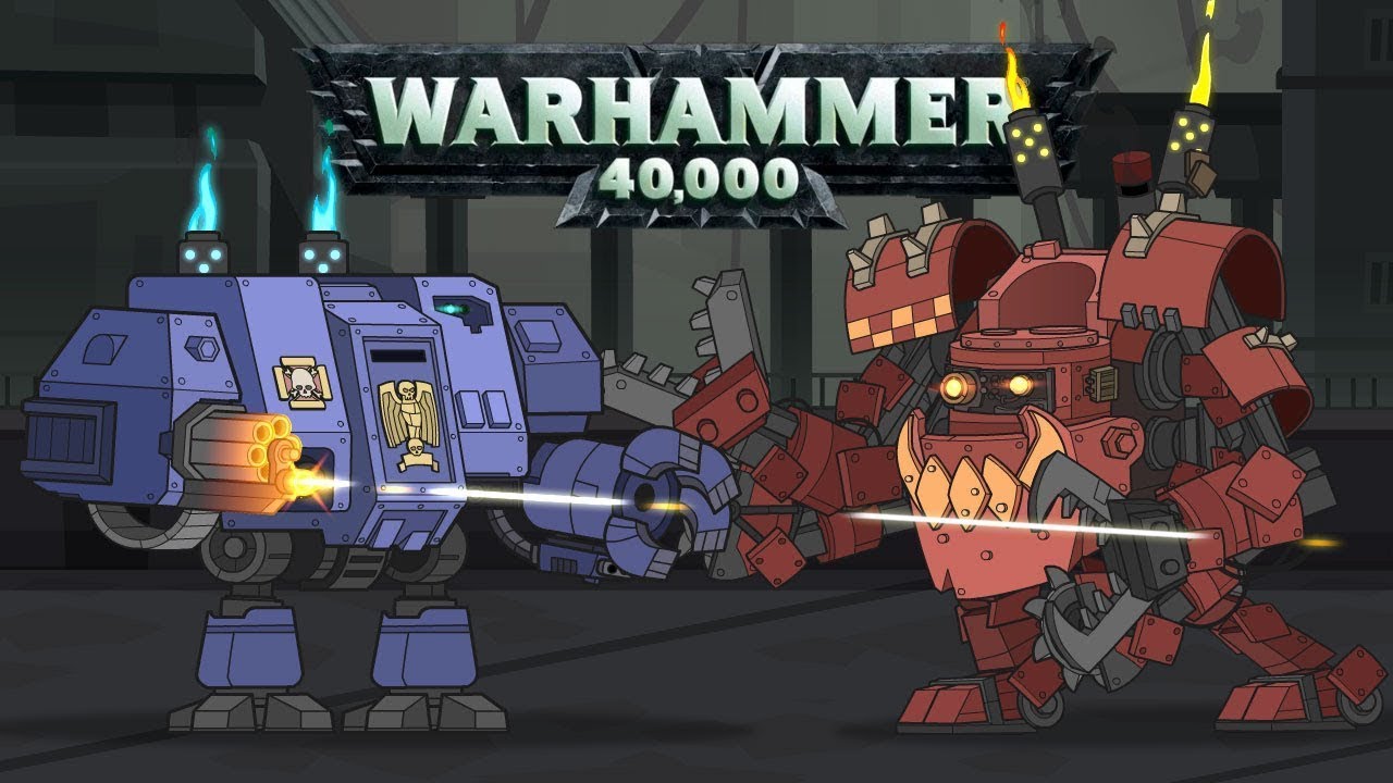 Mk V Dreadnought VS Ork Deff Dread - Cartoons about the Warhammer 40,000