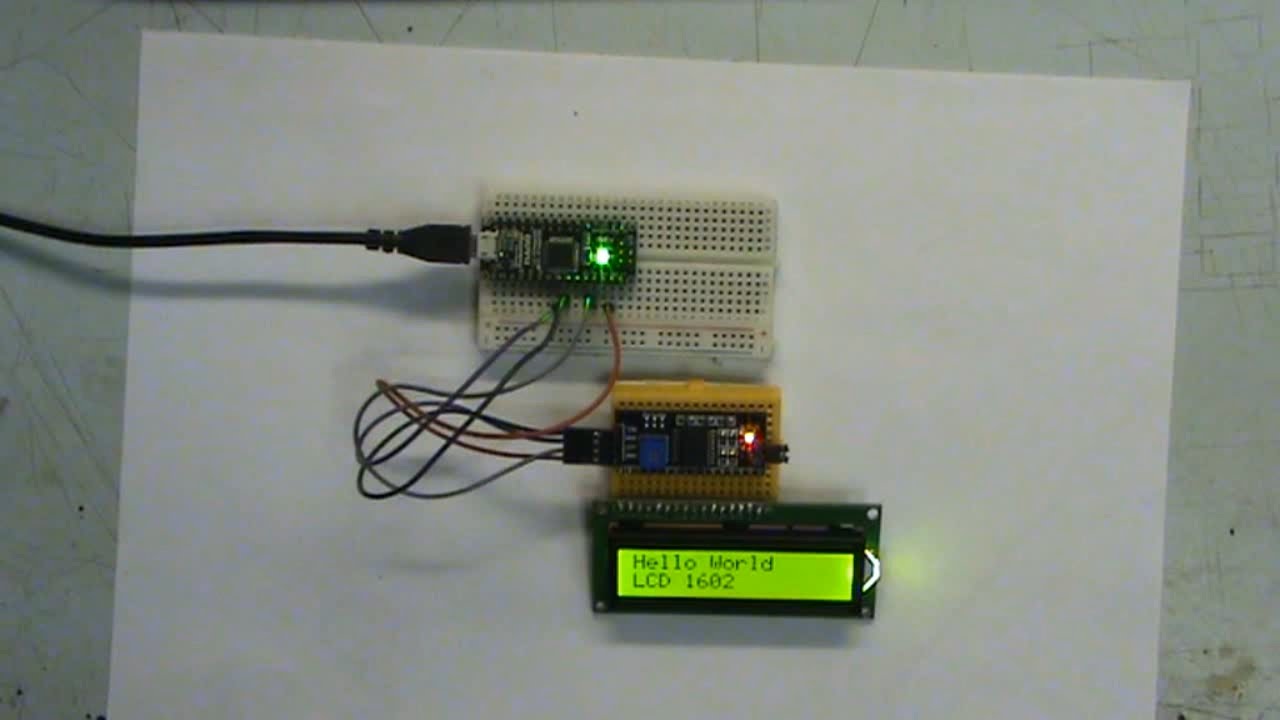Обзор и тест LCD 1602 дисплея и I2C модуля для Arduino