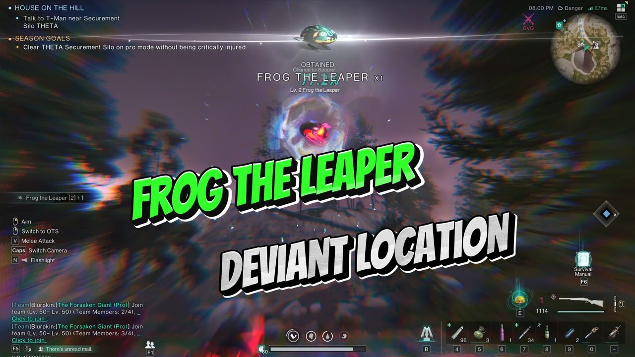 Once Human Frog The Leaper - Breezy Shores Resort