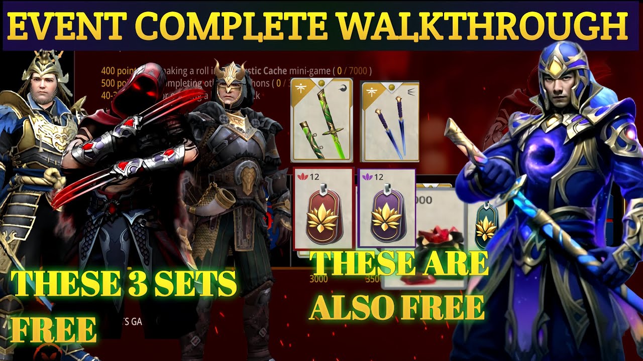 Wolf Blood event, how to complete mystic marathon, Unlock Namestealer set Shadow Fight 3 