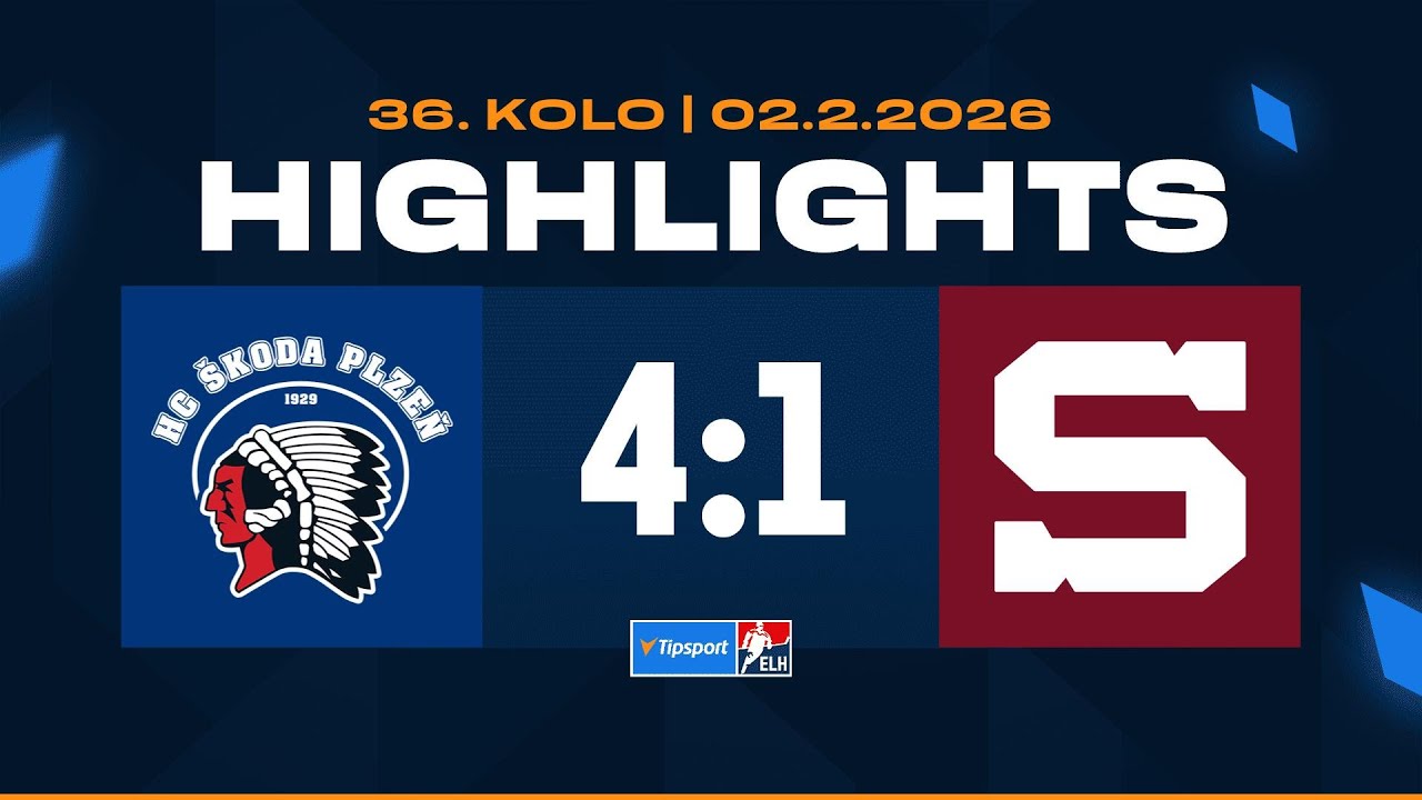 Highlights | HC Škoda Plzeň vs. HC Sparta Praha 4:1 | 02.02.2026