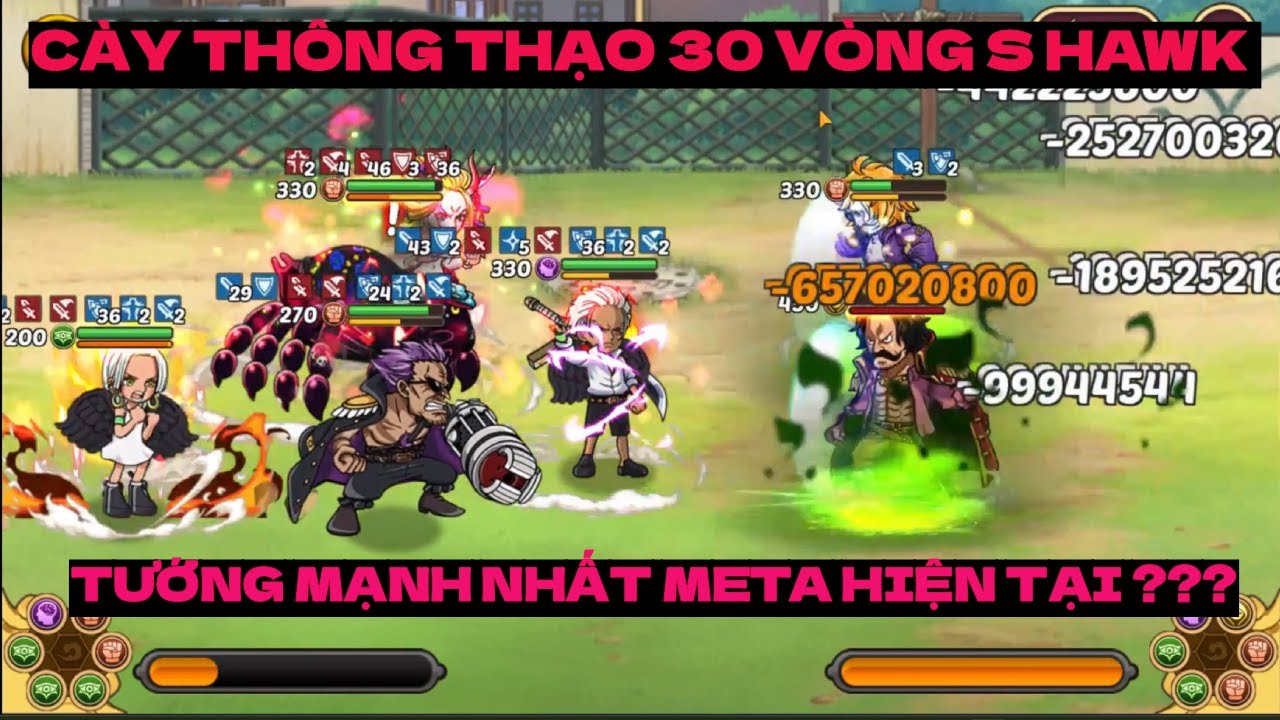Huyền thoại hải tặc - Hướng dẫn CÀY TT S - HAWK - Tướng MẠNH NHẤT hiện tại ???