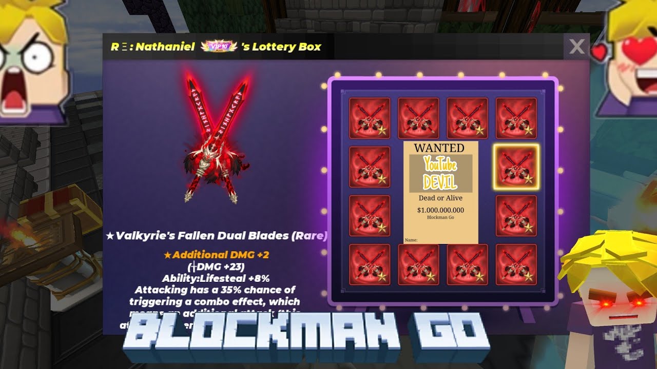 I GOT MVP LOTTERY IN 🤑💵 RICH TRADE SYSTEM IN SKYBLOCK BLOCKMAN GO BIG WIN🤑 
